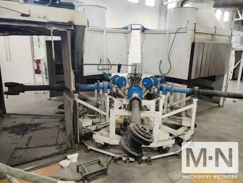 5 ARM FERRY MODEL RS5-250 ROTATIONAL MOLDING MACHINE REBUILT IN 2021