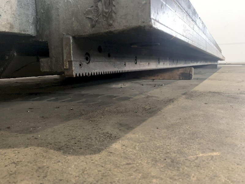 60" X 168" X 9" T-SLOTTED FLOOR PLATE: STOCK 17335
