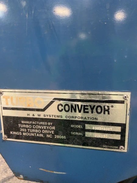 Turbo Conveyor 5”  Chip Conveyor - 6385-8007