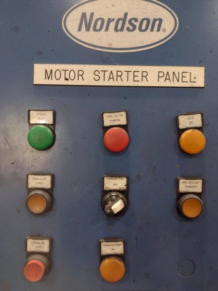 NORDSON POWDER COAT PAINT SYSTEM WITH FEEDER &amp; I-CONTROL: YOBRO #26271