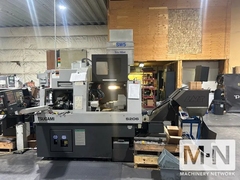 Tsugami S206 CNC Swiss Lathe, 2011