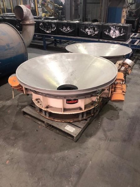 Kason model KBDS-60-ss 60" stainless steel screen s/n M-5733