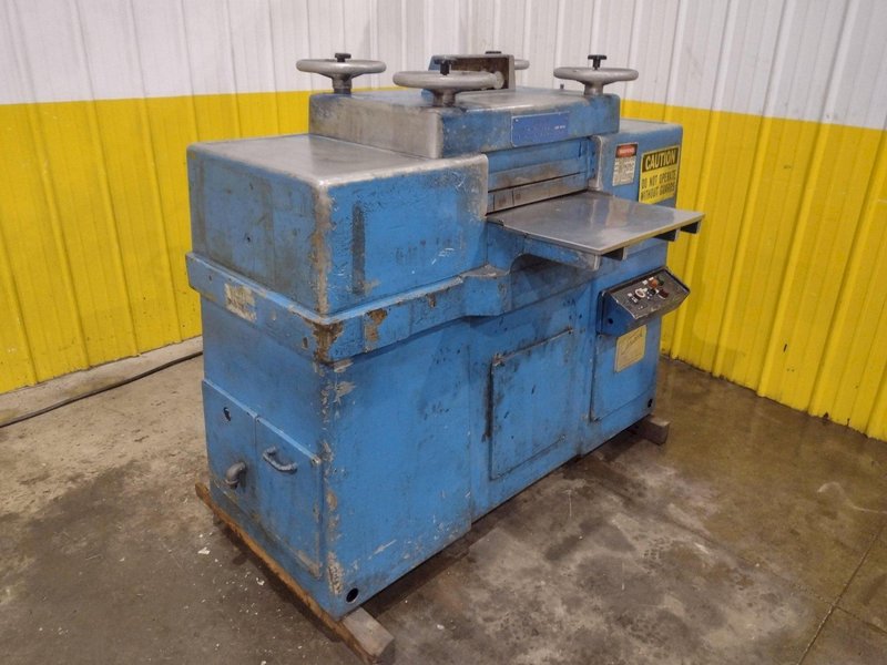 20"  X .078" SCHUBERT 19 ROLL MODEL WM2/500 COIL STRIP STRAIGHTENER PRECISION LEVELER: YOBRO #24983