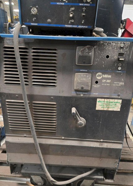 MILER CP-302 WELDER AND 22A 24V WIRE FEEDER