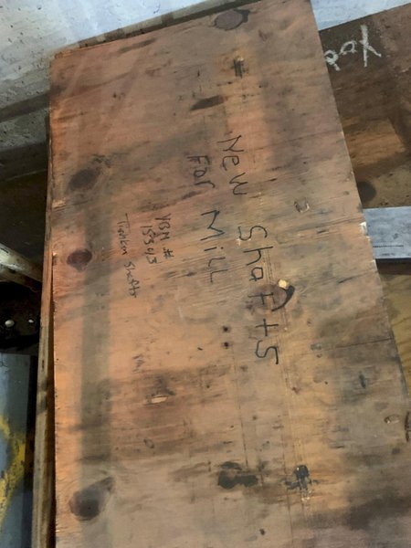 22/24 STAND X 3.5" X 21" TISHKEN 24HW-S-3-1/2 ROLLFORMER. STOCK # 0950821