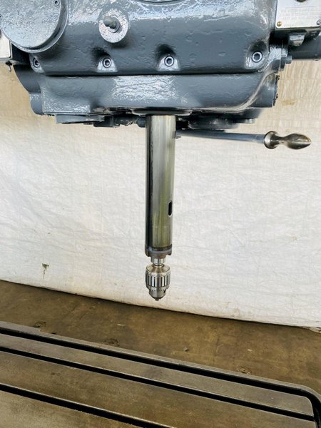 6' X 15" CARLTON 3A RADIAL ARM DRILL. STOCK # 0844121