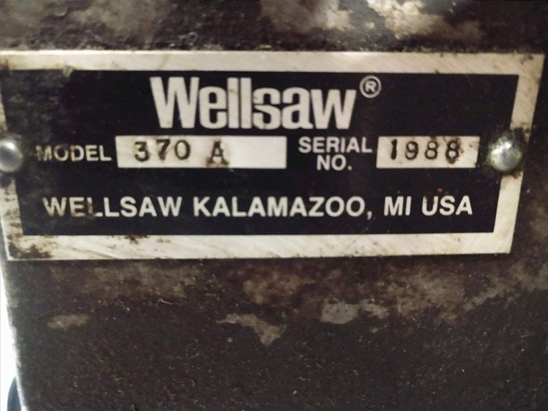 12" X 14" WELLSAW MODEL #1270 HORIZONTAL AUTOMATIC FEED DUAL POST BAND SAW: STOCK 12712