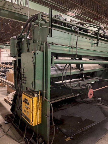 12' x .375" 3/8"PACIFIC HYDRUALIC SHEAR