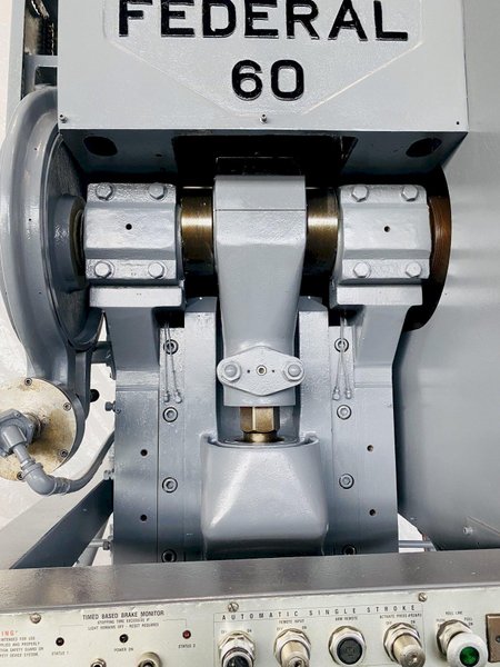 60 TON FEDERAL / PRECISION INDUSTRIES OBI PRESS, 3" STROKE: STOCK #14979