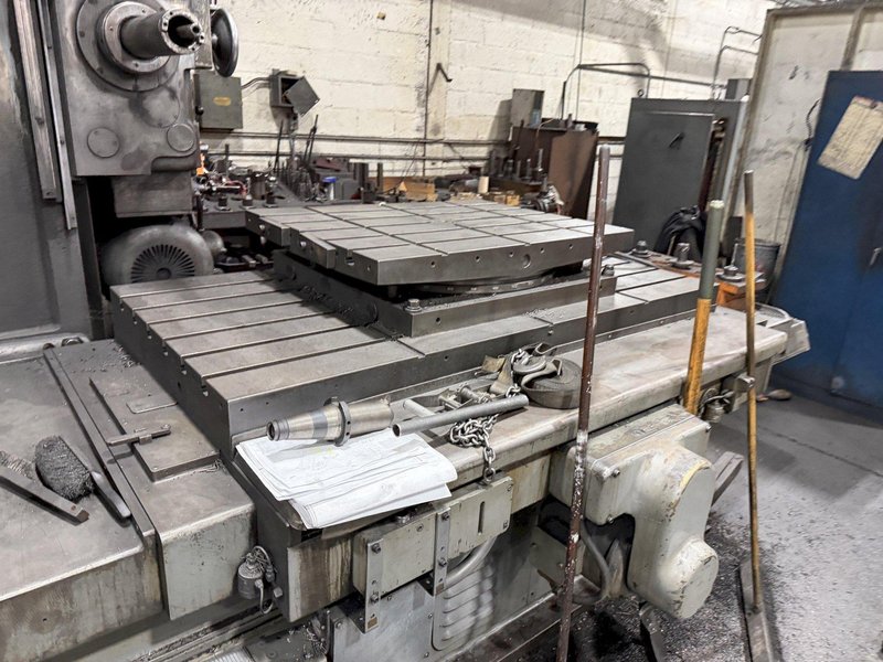4" DEVLIEG 43H-72 SPIRAMATIC HORIZONTAL BORING MILL. STOCK # 0220226
