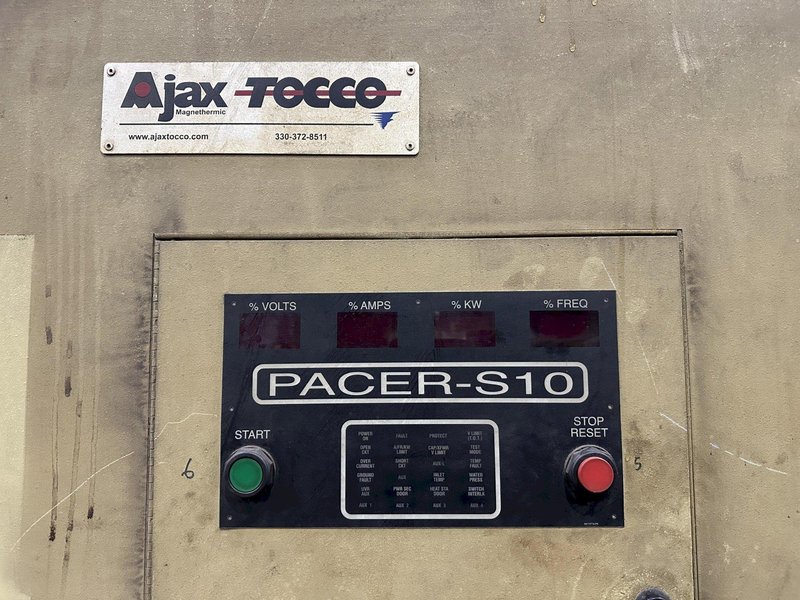 150 KW AJAX-TOCCO MODEL PACER-S10 HEAT INDUCTION POWER SOURCE, 6-10 KHZ, NEW 2008: STOCK #22585