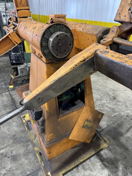 2500 LBS X 24" COOPER WEYMOUTH DOUBLE END PULL-OFF COIL REEL UNCOILER: STOCK #22620