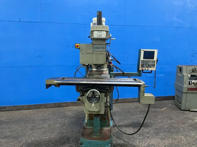 Dyna 10” X 50” CNC Vertical Mill - Em3116