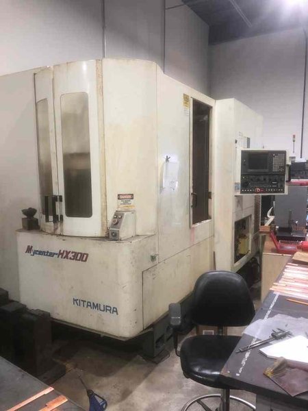 Kitamura Mycenter HX300 HMC, 2001 – Fanuc Control, Low Hours, 15k Spindle, Tombstones Included