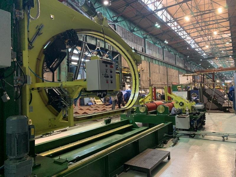 AUTOMATIC COIL WRAPPING MACHINE