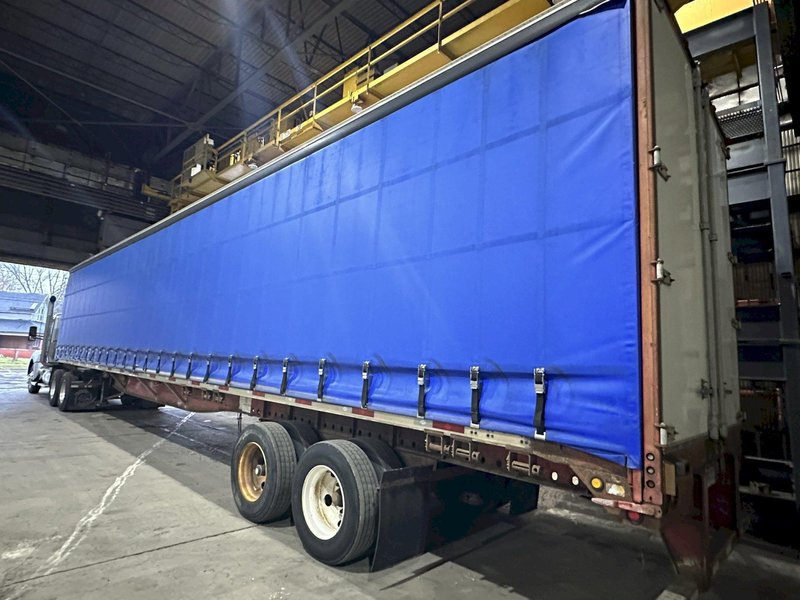 2007 X 53' UTILITY MFG  SLIDING CURTAIN-SIDE SEMI TRAILER: STOCK #19607
