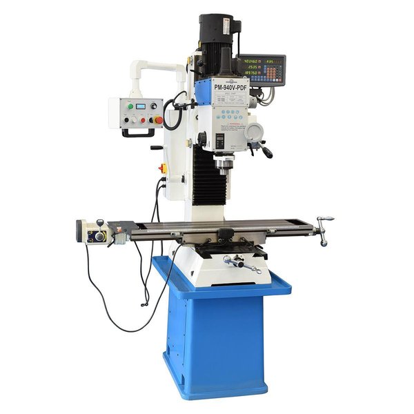 PRECISION MATTHEWS PM-940V-BASIC-w/HRDWYS VARIABLE SPEED PRECISION BENCH/BED Mill