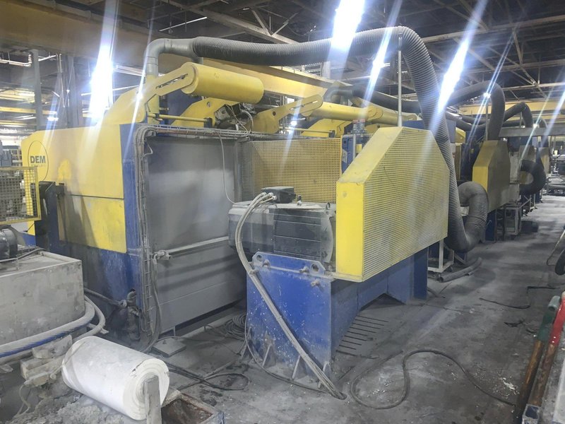.512" X 12" X 4 STAND DEM WIRE FLATENING ROLLING MILL LINE, YEAR 2017: STOCK #13898