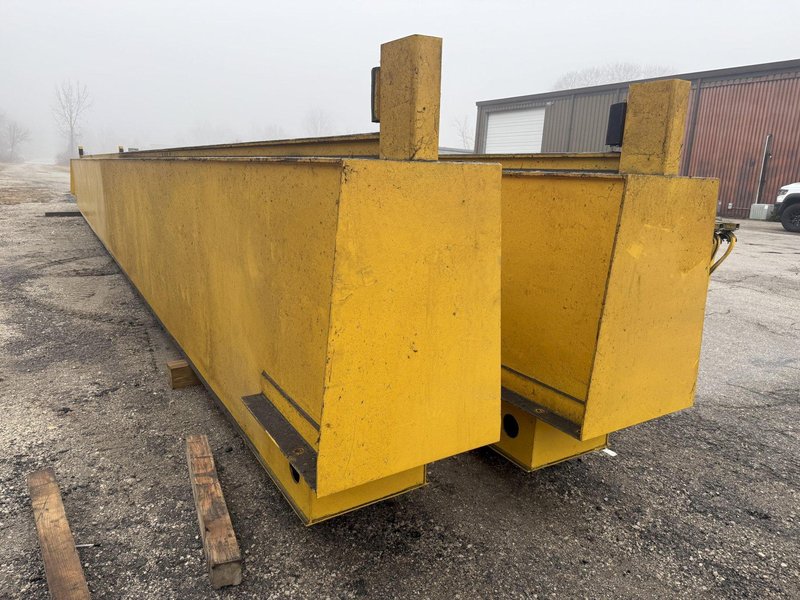10 TON X 57’ SHAW-BOX DOUBLE GIRDER OVERHEAD BRIDGE CRANE, WITH 12.5 TON SHAW-BOX HOIST: YOBRO #24731
