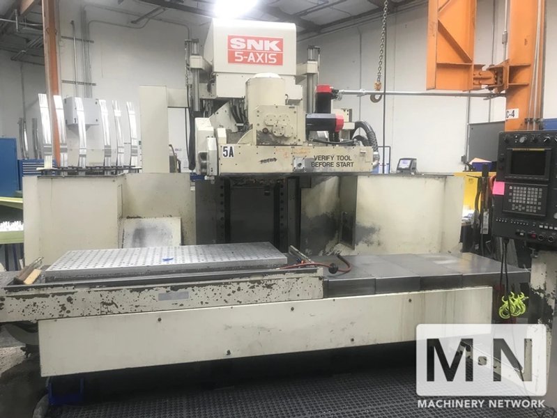 SNK PC-60V 5-Axis CNC Profilers w/ Fanuc 16-M CNC Controls