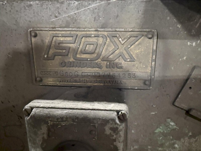 Fox model G60G single end right hand grinder s/n 7754253