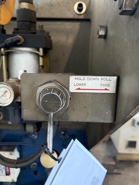 3,300 LB x 5.9" x .06" ORII SERVO FEEDLINE W/ DUAL UNCOILER. STOCK # 0130125.