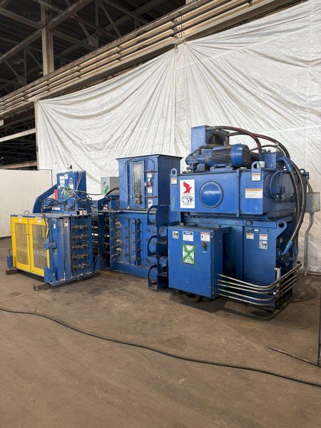 30" X 48" X 72" AMERICAN PAC40297T20 AUTO-TIE BALER SYSTEM. STOCK # 0671025