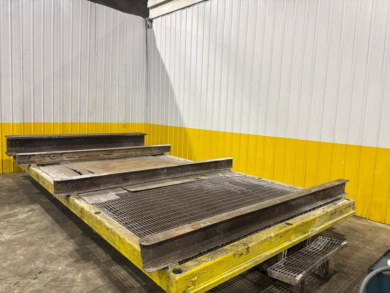10' X 20' HEAVY DUTY STEEL TRANSFER PULL CART / RAIL CAR: YOBRO #24623