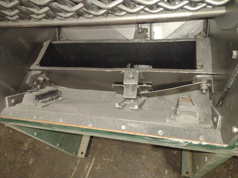 5.2 CU FT WALKER PEENIMPAC MODEL #S-5.2 ROTARY BASKET SHOT BLAST MACHINE: STOCK 17426