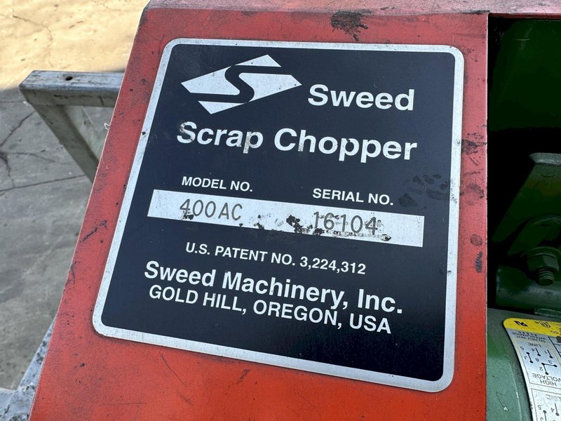 SWEED MODEL 400AC SCRAP CHOPPER: STOCK #77277