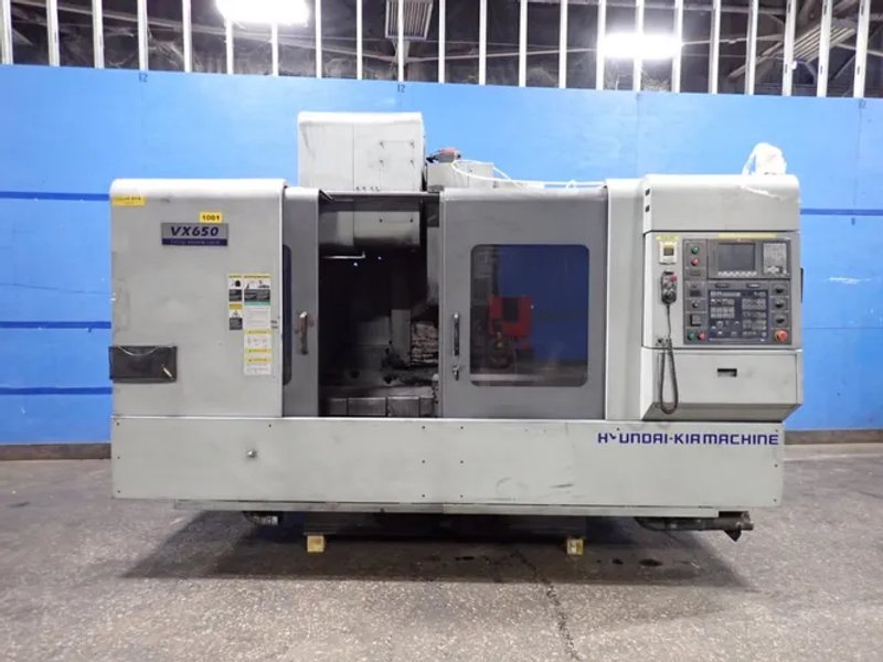 Hyundai Wia Corporation 25 1/2" X 63" CNC VMC - Vx650/40
