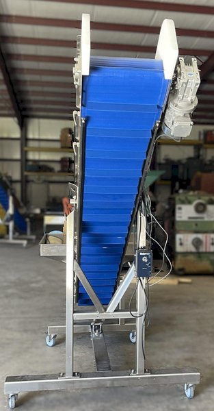 (B) Weighpack Infeed Conveyor with Floor Hopper
