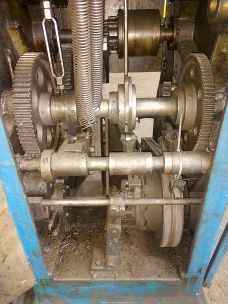.148" x 2.75" COIL O.D. TORRINGTON MODEL #W12 SPRING COILER / COIL MAKING MACHINE: STOCK 14915