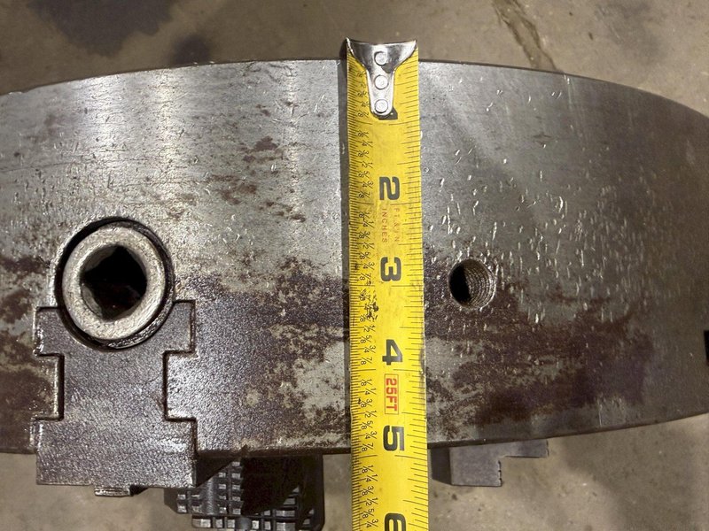 9" HOLLOW SPINDLE HOLE INDEPENTANT 4-JAW LATHE CHUCK: YOBRO#26441