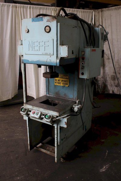 NEFF HYDRAULIC C FRAME PRESS: STOCK #75427