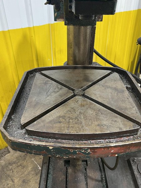 27" GRIZZLY MODEL #G0756 HEAVY DUTY DRILLING &amp; TAPPING SINGLE SPINDLE DRILL:: STOCK 16885