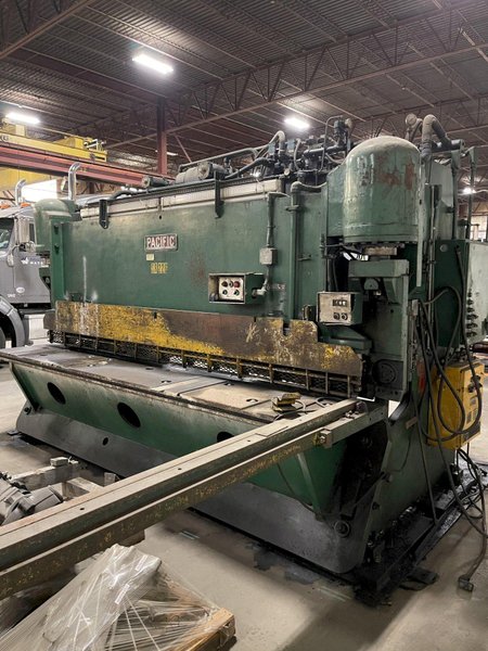 12' x .375" 3/8"PACIFIC HYDRUALIC SHEAR