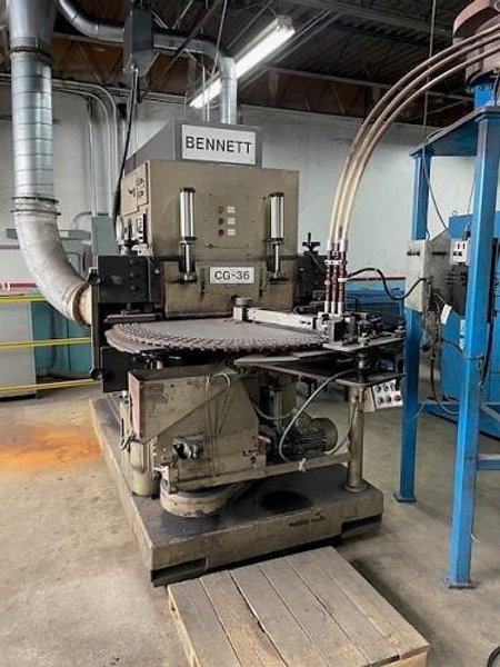 36" BENNETT #CG-36 AUTO-FEED SPRING GRINDER