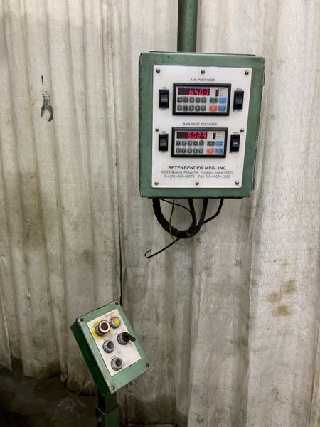 240 TON X 10' BETENBENDER HYDRAULIC PRESS BRAKE: STOCK #80837