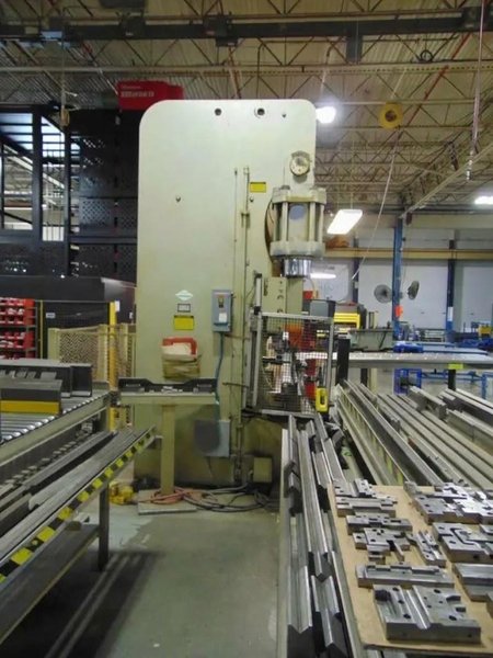 350 TON X 12' CINCINNATI MODEL 350AFx10 HYDRAULIC PRESS BRAKE, WITH UPDATED TOUCH SCREEN CONTROLS: YOBRO #26373