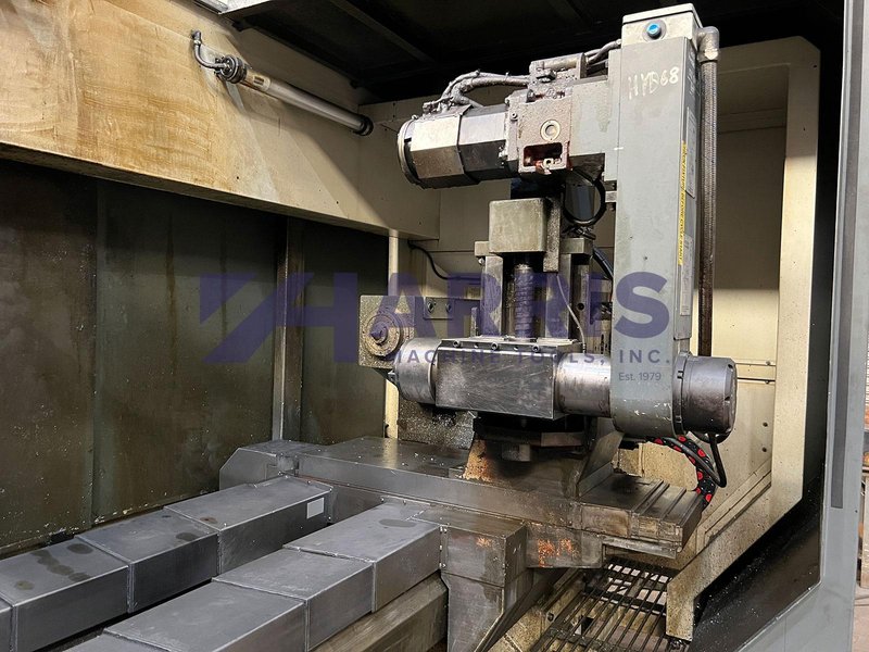 Used, 48" x 78" Geminis Model GT5 G2 - Flat Bed CNC Lathe with Y Axis
