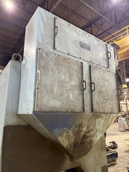 72” TABLE PANGBORN MODEL 6-LK ROTOBLAST SHOT BLAST MACHINE: YOBRO #24357