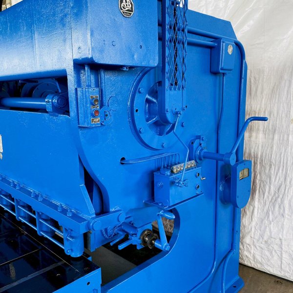 8' X 1/4" STEELWELD 4B-8 MECHANICAL SHEAR. STOCK # 0415921