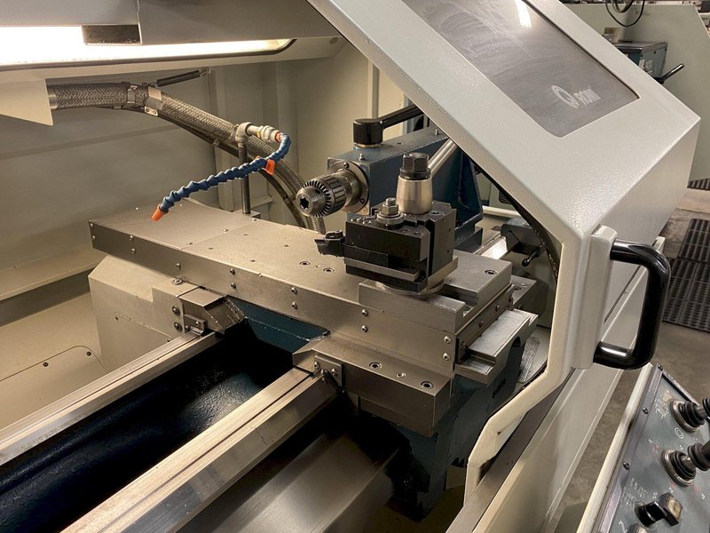 17" X 39" ROMI MODEL #C420 CNC TEACH ENGINE LATHE, NEW 2013: STOCK #14423