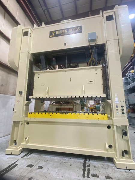 400 ton Brown Boggs Model SS2-400-120-60 Used Straight Side Mechanical Press, 100% Rebuilt! Work Fully Completed