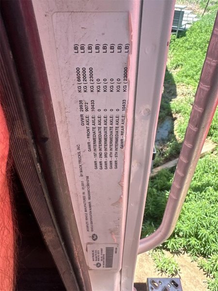 2012 Mack GU 713 1M2AX09C1CM010798