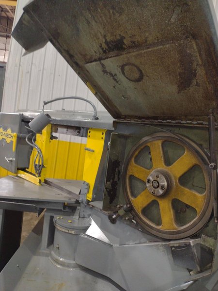18" X 27" HYDMECH MODEL #S25-A HORIZONTAL SWIVEL MITER AUTOMATIC BAND SAW: YOBRO #25047