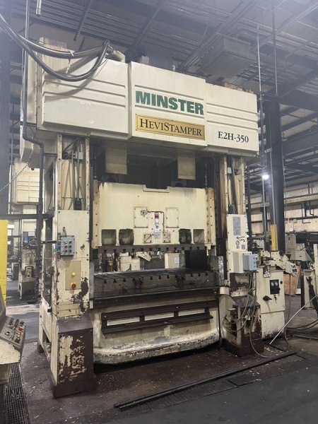 MINSTER E2H-350-86X47 SSDC PRESS, s/n 29921, STOCK# 14384J