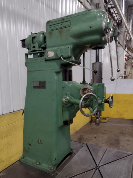 28" CLEEREMAN SINGLE SPINDLE DRILL PRESS: STOCK 17375