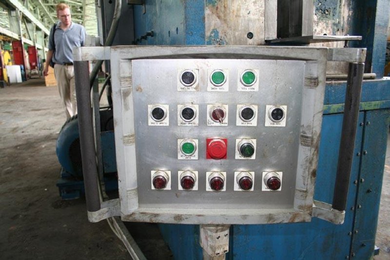 9 STATION DICKEY TURRET HEAD RAM FORMING MACHINE: STOCK #50073